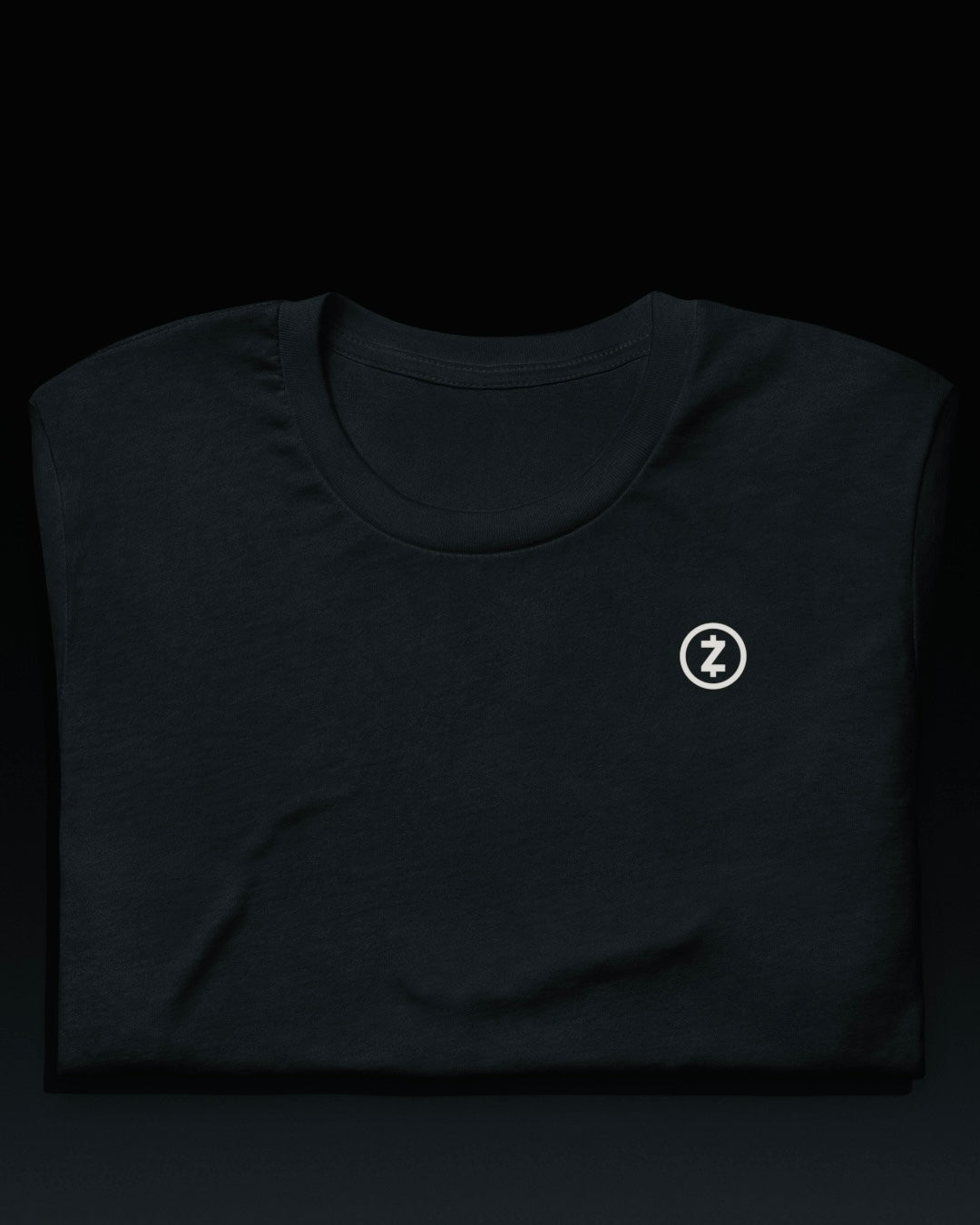 Black Tee - Grey Emblem Print