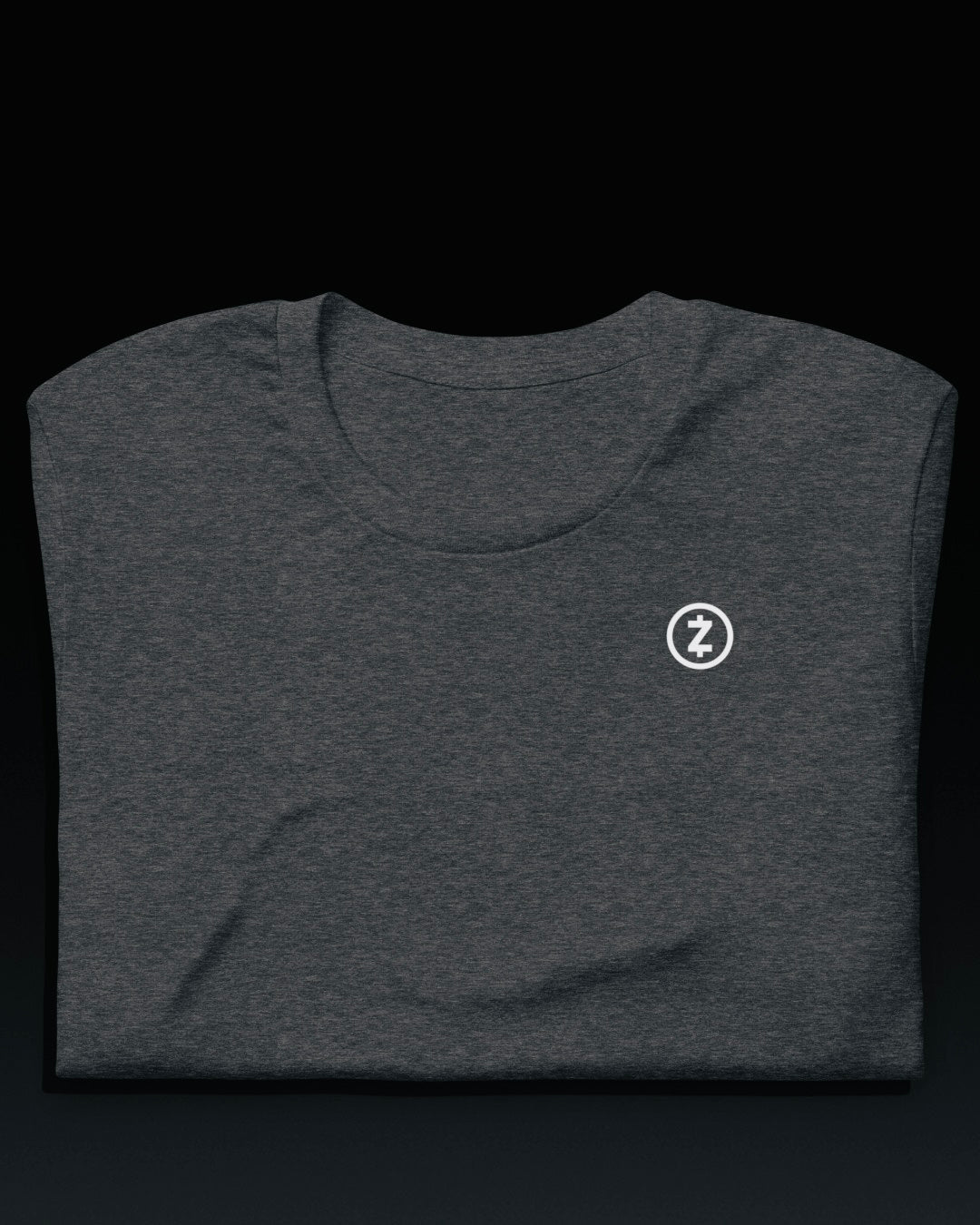 Grey Tee - White Emblem Print