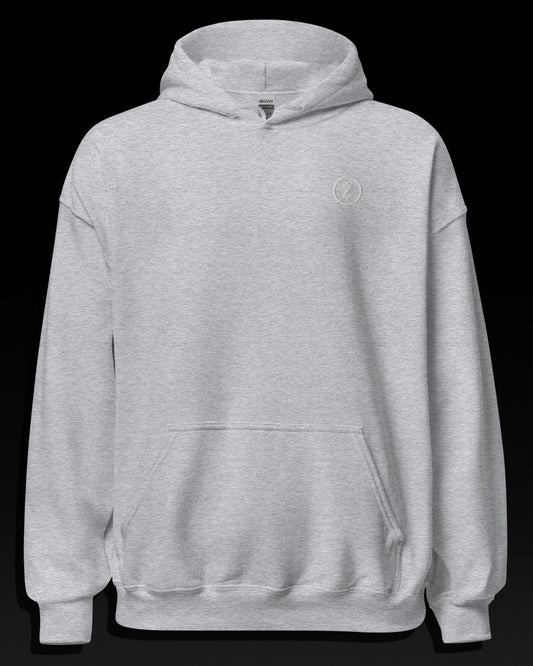 Heather (grey) - White Emblem Embroidery