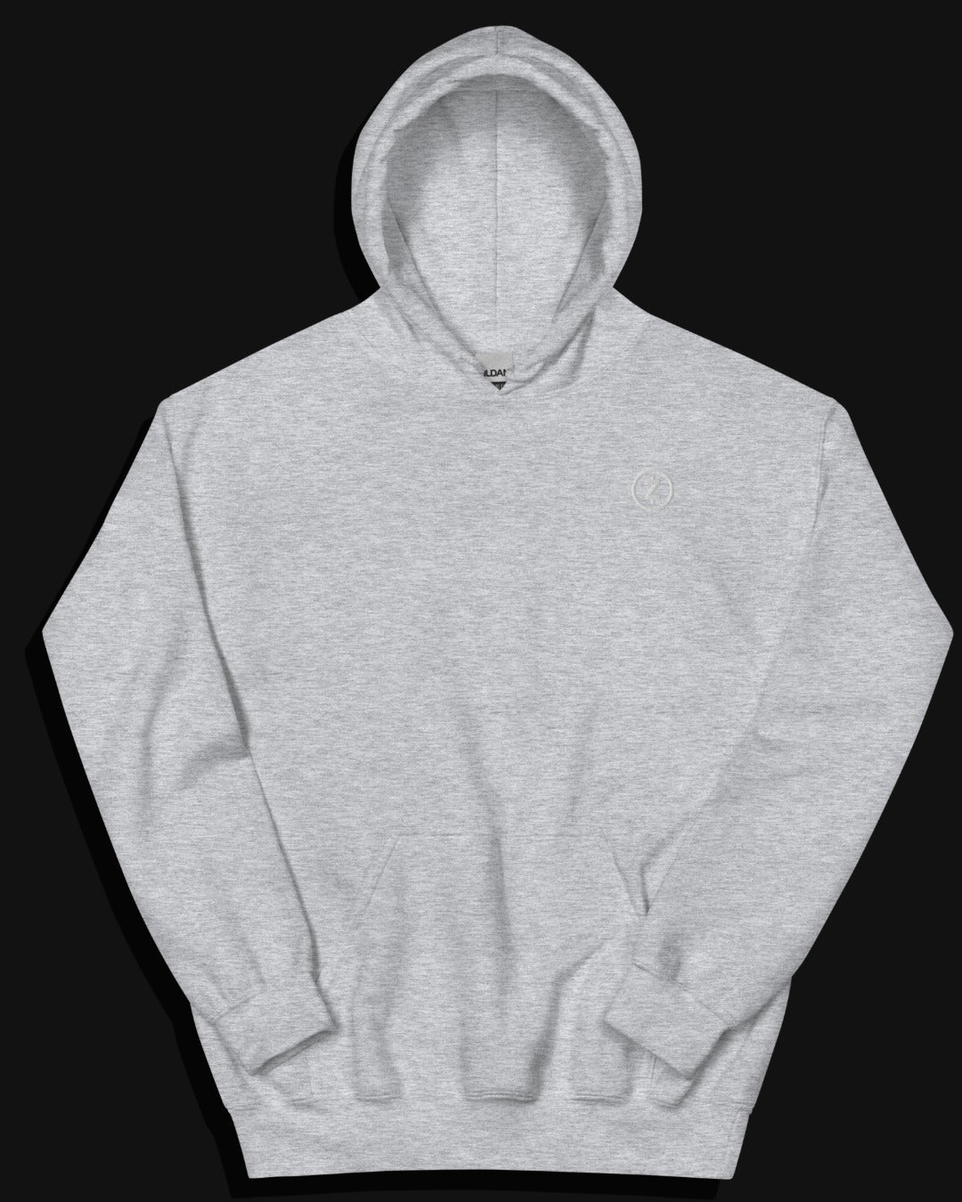 Heather (grey) - White Emblem Embroidery