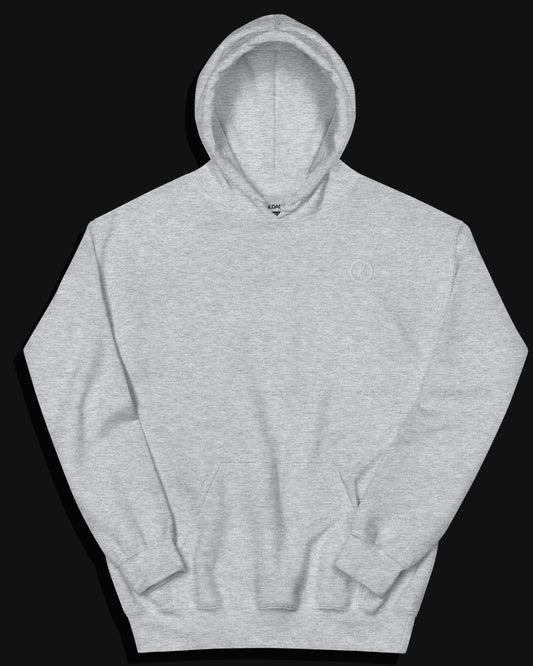 Heather (grey) - White Emblem Embroidery